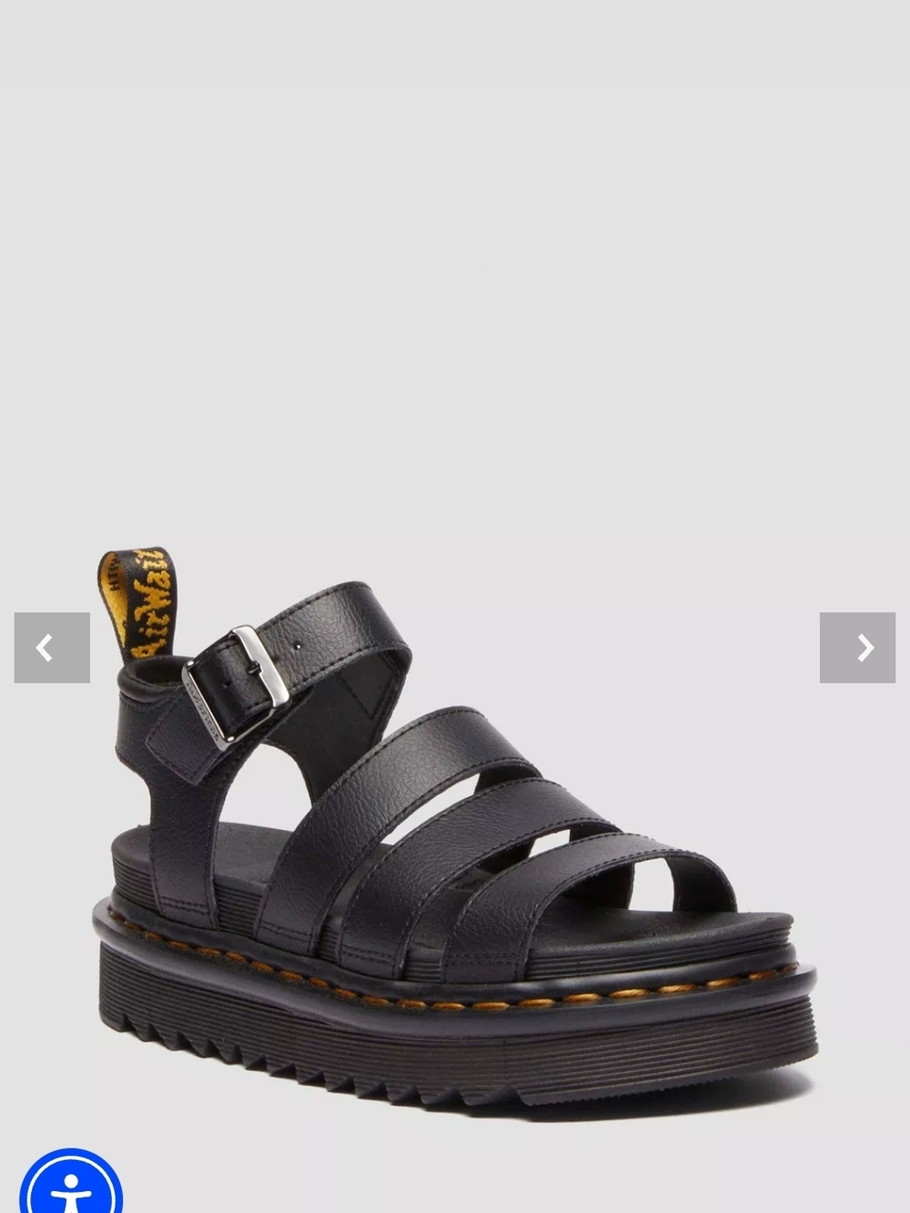 Dr. Martens Blaire Black Sandals